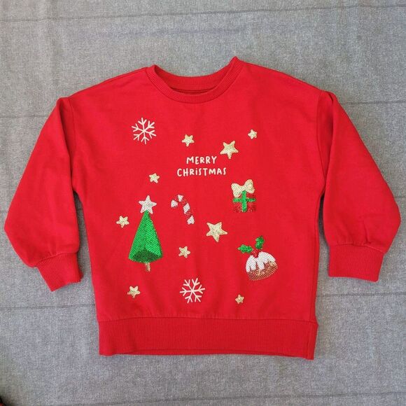 Toddler Boys 3T-4T Christmas Pullover Sweaters Lot Of 2 Excellent Condition Pugs - Picture 2 of 5